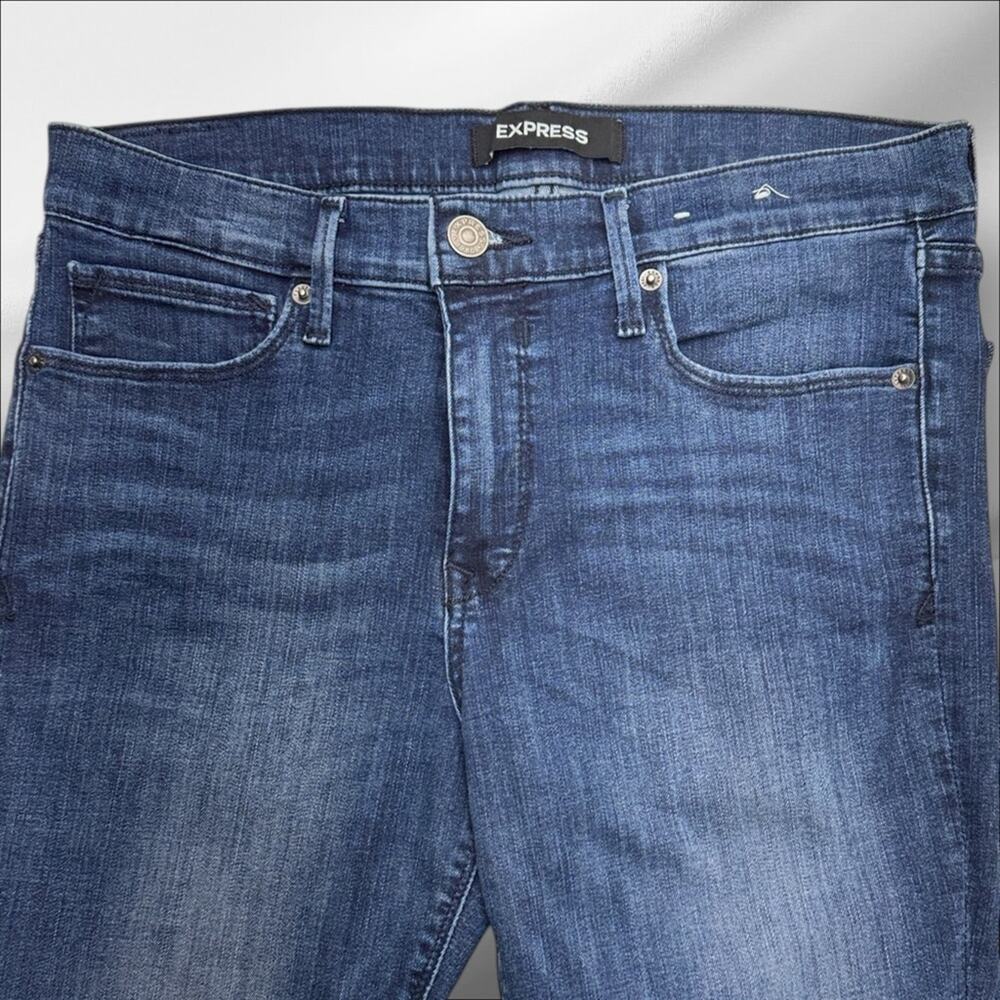 EXPRESS Women’s 10R Mid Rise Legging Blue Jeans